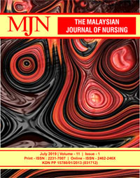 Image of The Malaysian Journal of Nursing, July 2019 Vol. 11 Issue 1