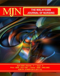 Image of The Malaysian Journal of Nursing, April 2020 Vol. 11 Issue 4