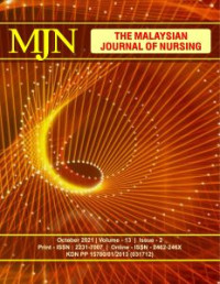 Image of The Malaysian Journal of Nursing, October 2021 Vol. 13 Issue 2
